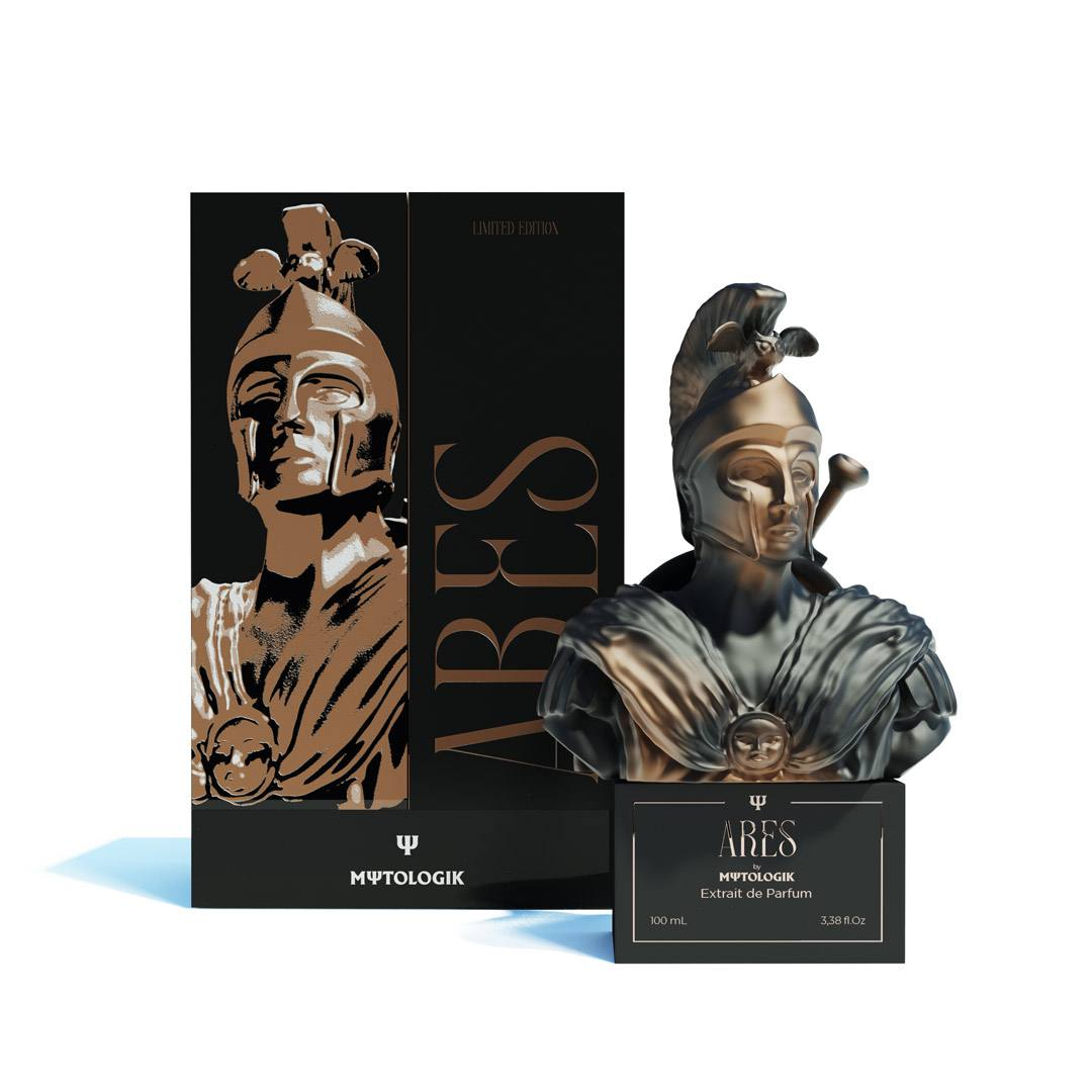 Flacon-sculpture Ares MΨTOLOGIK